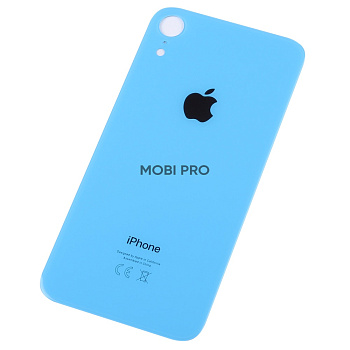 Задняя крышка для iPhone XR с увелич.вырезом под камеру Голубой - OR Задняя крышка для iPhone XR с увелич.вырезом под камеру Голубой - OR