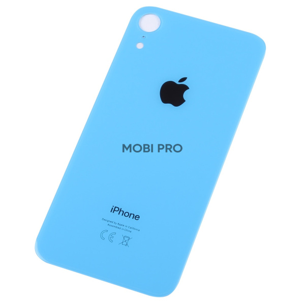Задняя крышка для iPhone XR с увелич.вырезом под камеру Голубой - OR Задняя крышка для iPhone XR с увелич.вырезом под камеру Голубой - OR