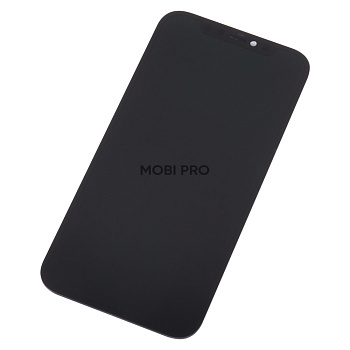 Дисплей для iPhone 12/12 Pro в сборе с тачскрином Черный - (Hard OLED, Full HD) (с верификацией = с привязкой без ошибки)